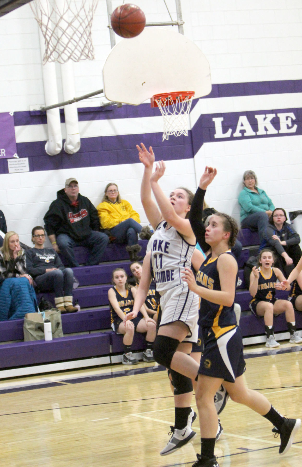 New Auburn at Lake Holcombe girls basketball 12-13-19
